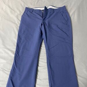 Used Once Under Armour Dress Golf Pants. Blue 36 x 30.